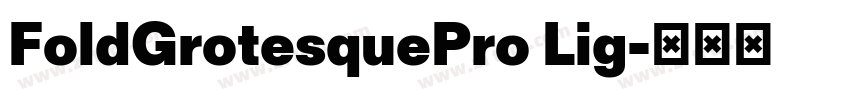 FoldGrotesquePro Lig字体转换 FoldGrotesquePro Lig字体转换
